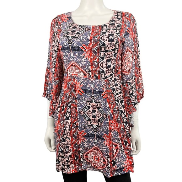 MinkPink Boho‎ Mini Dress - Women’s Multicolor Boho Dress - Size: Small - Picture 1 of 11